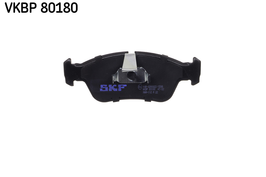 Комплект тормозных колодок, дисковый тормоз - VKBP 80180 SKF